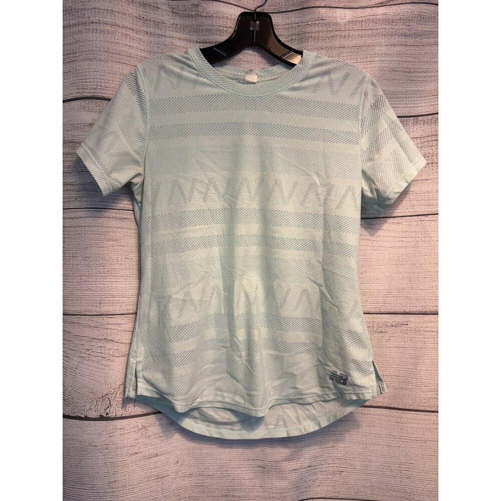New Balance Blue Q Speed Jacquard Short Sleeve